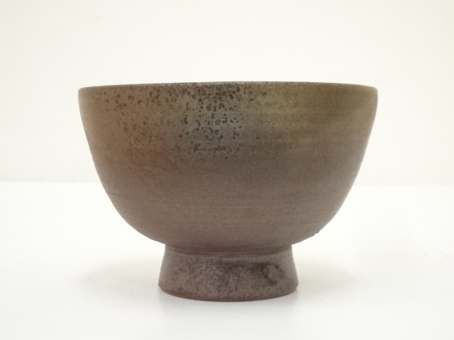 茶道具 備前焼 共箱 うめこま 茶道具 備前焼 木村陶峰作 火欅 肩衝茶入 共箱 V